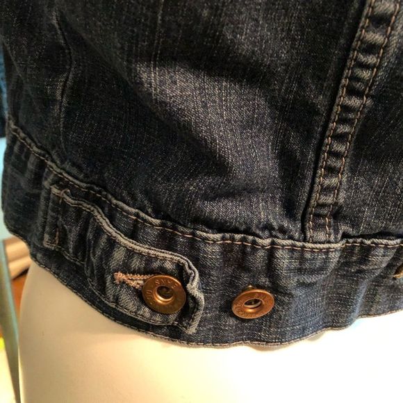 Hollywood short jean jacket size small - Picture 4 of 16